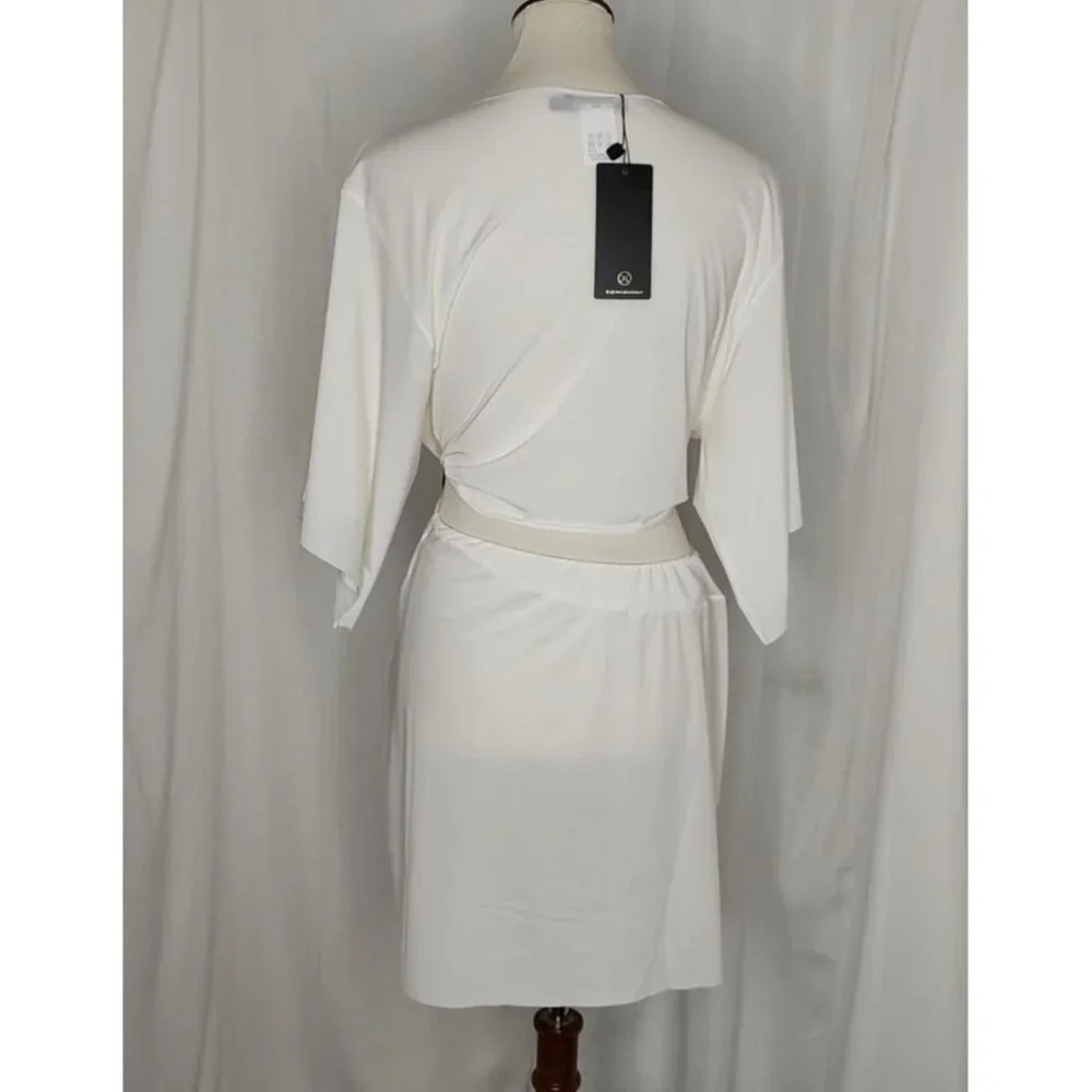 VIX Cover Up M white Solid Zaila Short Cover-up Cut Out Resortwear - Picture 11 of 13